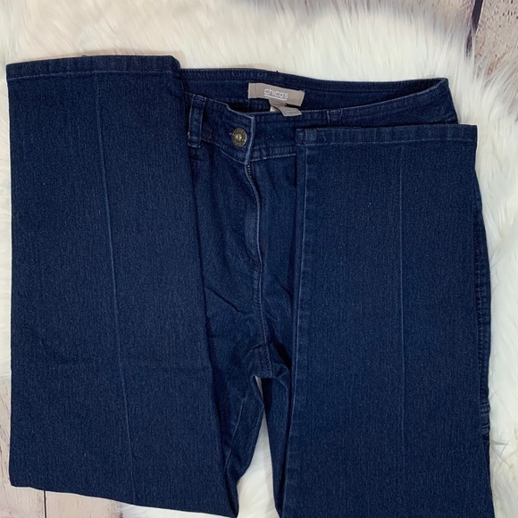 Chico’s Dark Wash Denim Capri size 0 (4) - Picture 5 of 7
